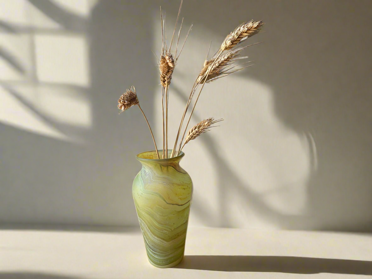 Handblown Hebron Phoenician Glass Slim Vases (more colors)