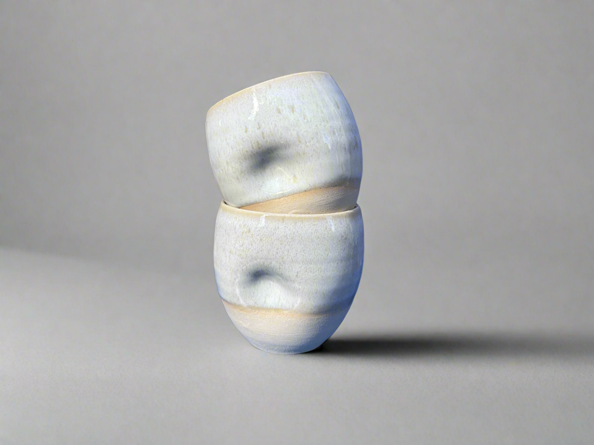 Set of 2 Ceramic Coffee Cups by Nur - Hilweh Market