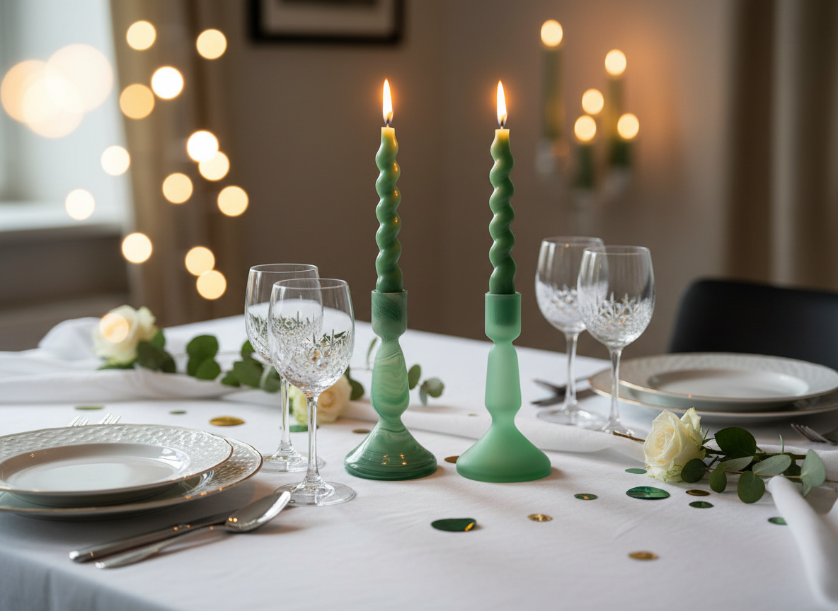 Handblown Hebron Phoenician Glass Candleholder (more colors) - Hilweh Market