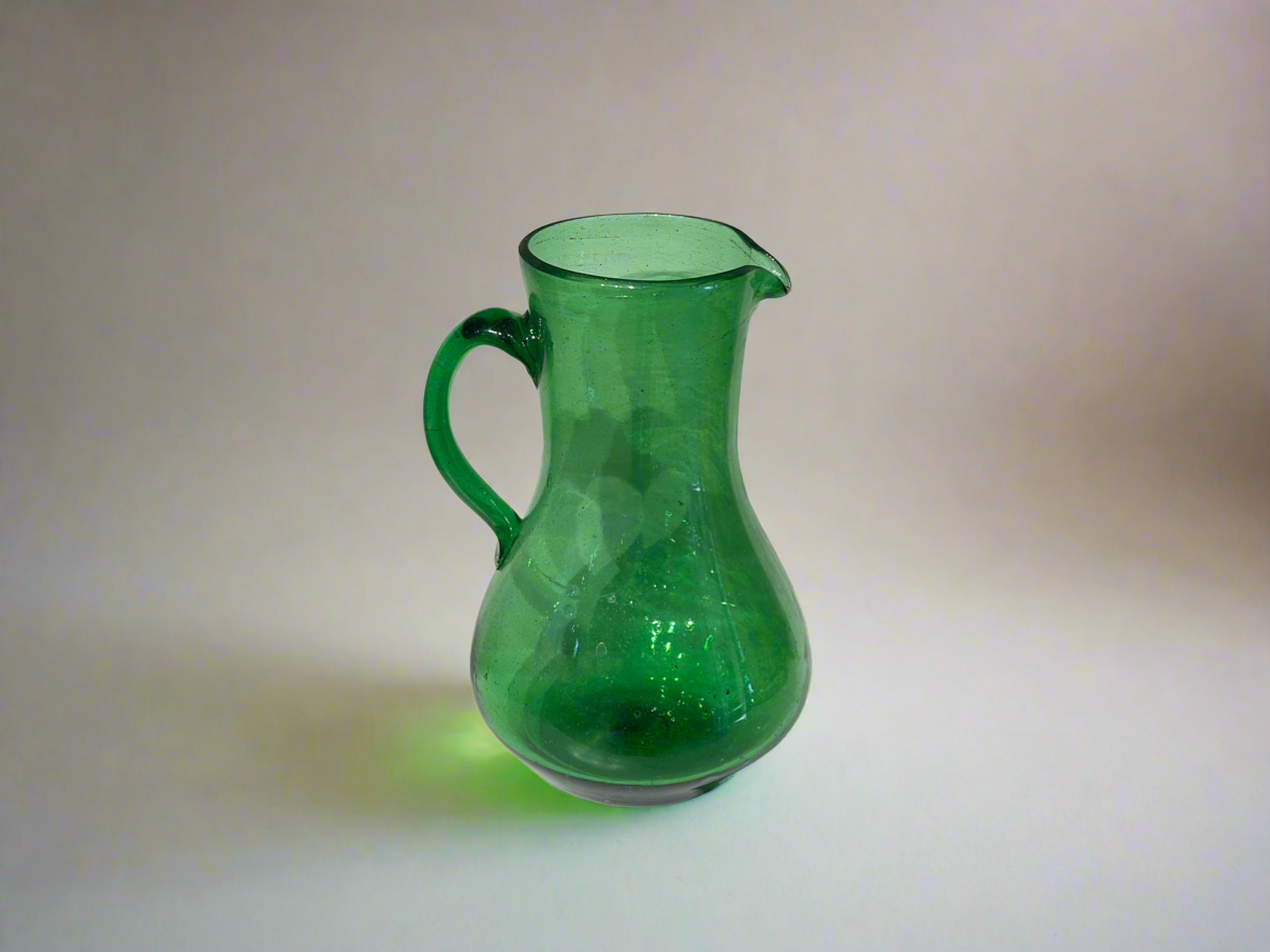 Green Hebron Glass Pitcher - Hilweh Market