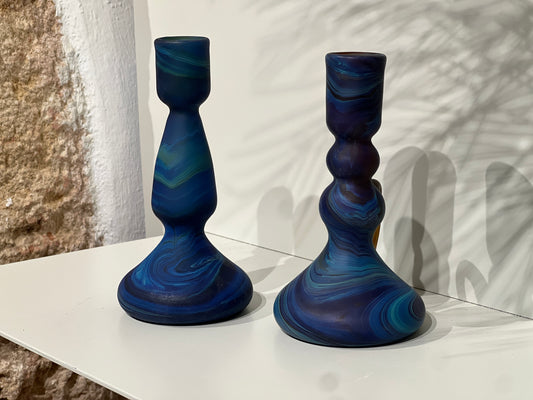 Phoenecian candleholders (set of 2)