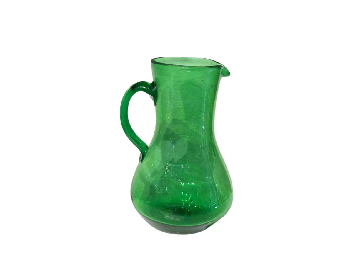Green Hebron Glass Pitcher - Hilweh Market