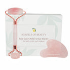 Rose Quartz Face Roller & Gua Sha Set - Hilweh Market
