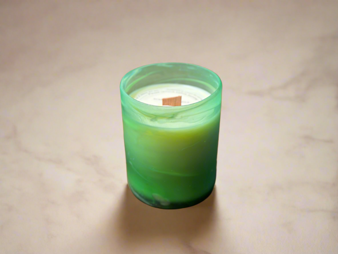 Phoenician Glass Beeswax Candle (more colors) - Hilweh Market