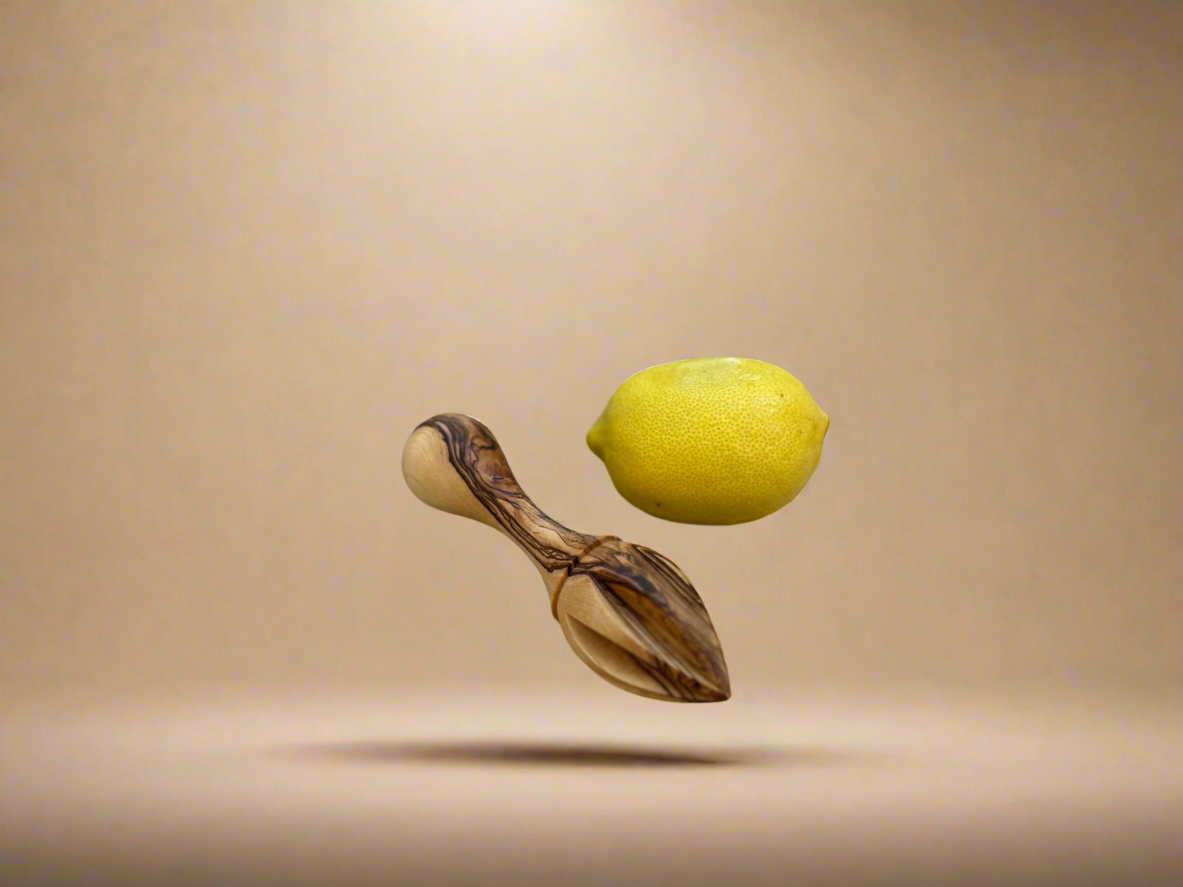 Olive Wood Lemon Squeezer