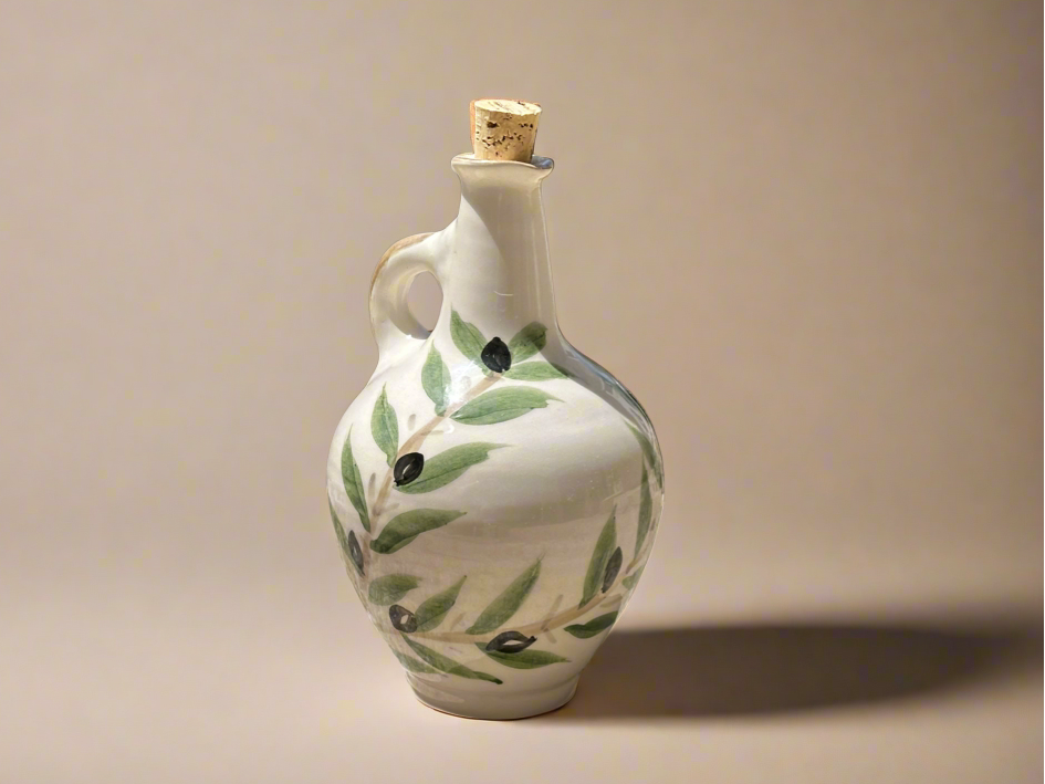 Olive Leaves Olive Oil Bottle - Nisf Jbeil - Hilweh Market