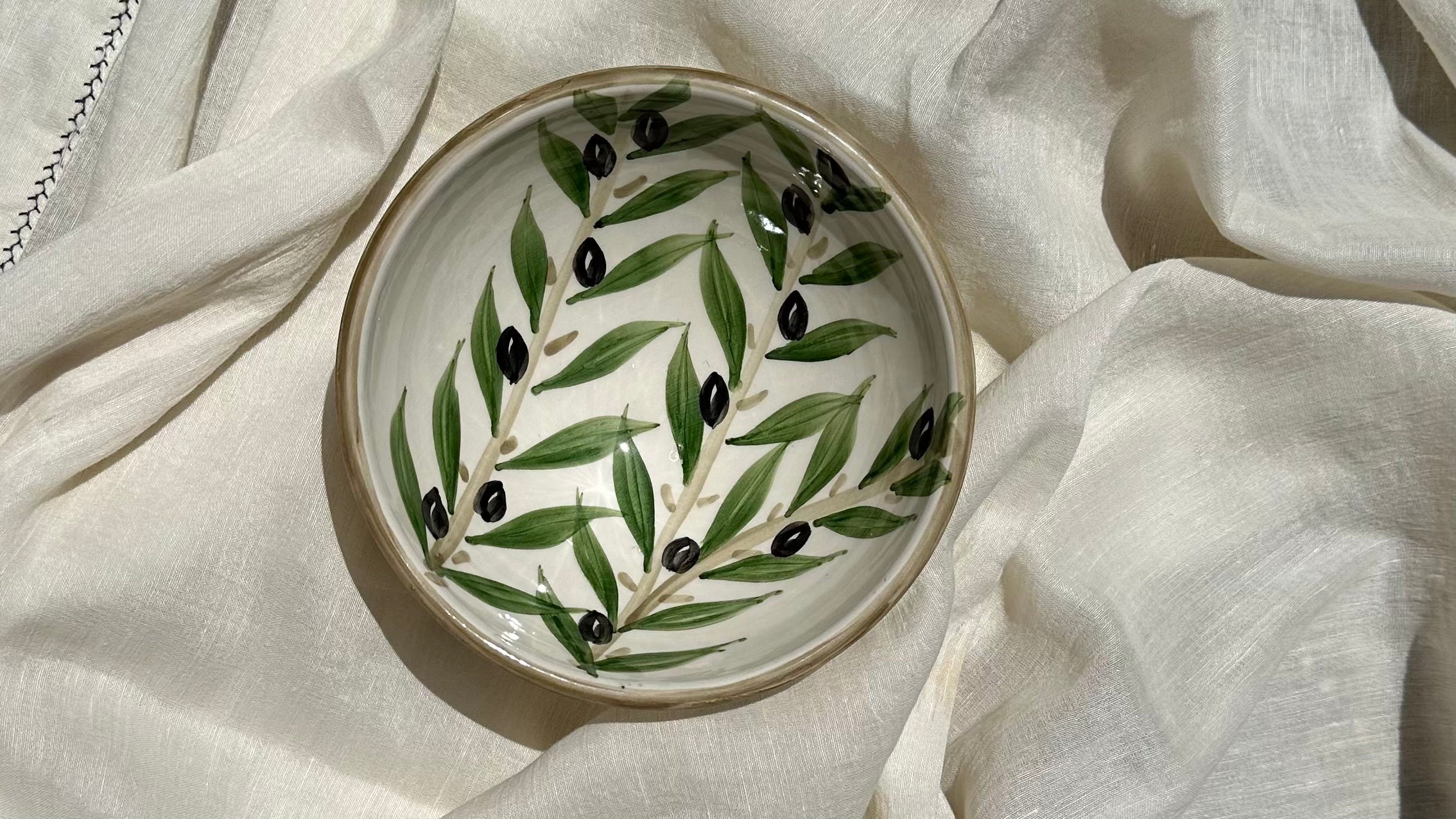 Olive Leaf Bowls (set of 2) - Nisf Jbeil - Hilweh Market