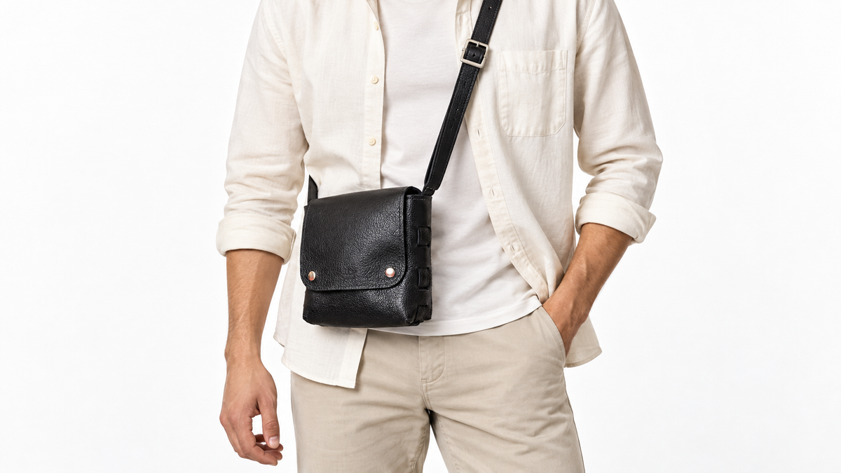 Leather Mini Crossbody Bag Jelld - Hilweh Market
