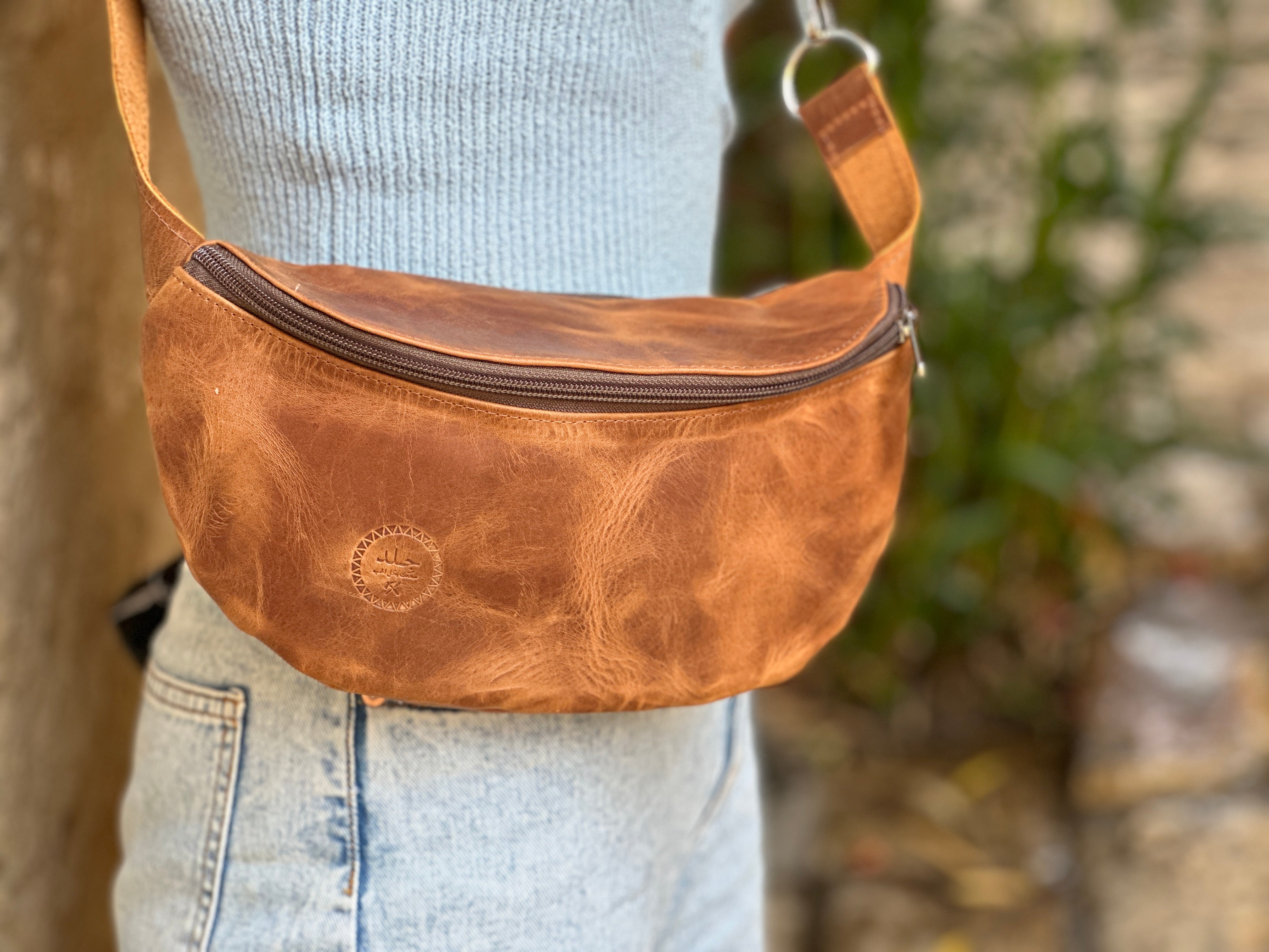 Leather Fanny Pack (more colors) - Hilweh Market