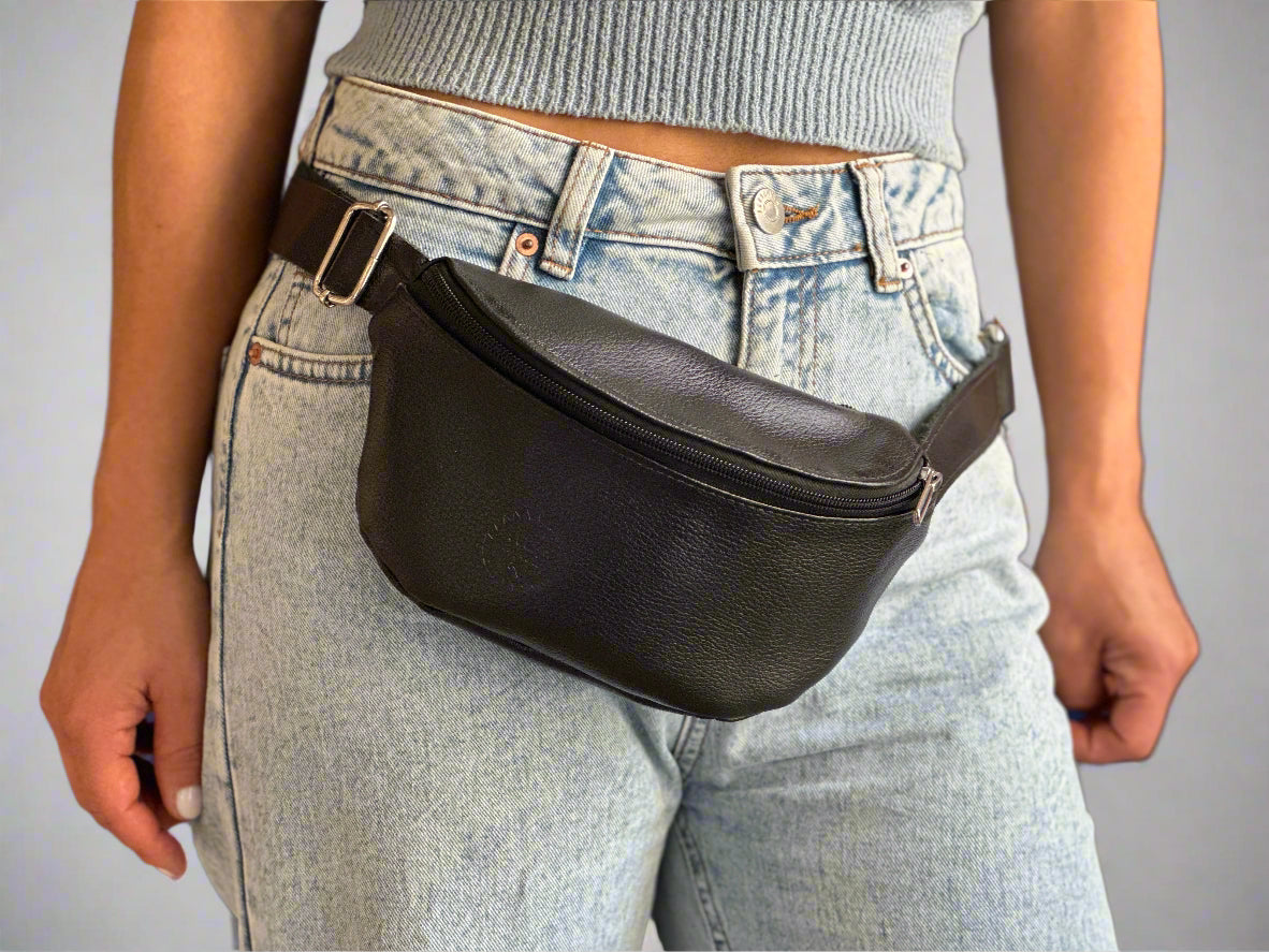 Leather Fanny Pack (more colors) - Hilweh Market
