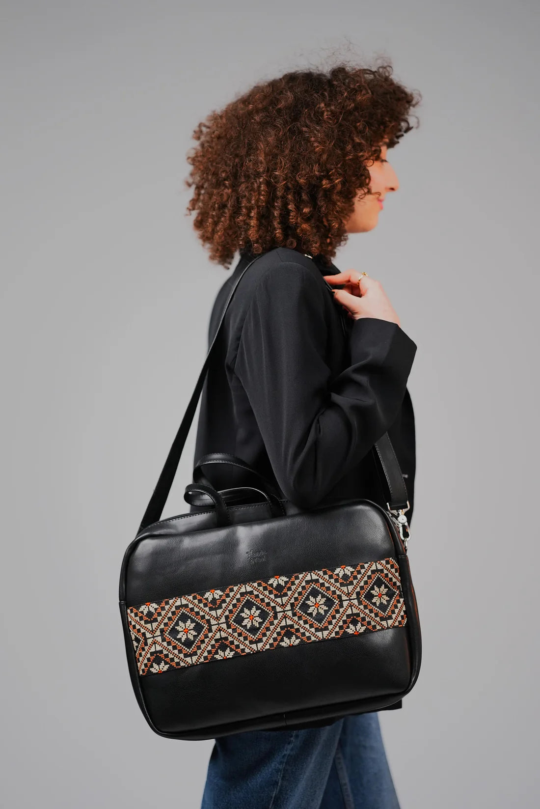 Hand Embroidered Laptop Bag