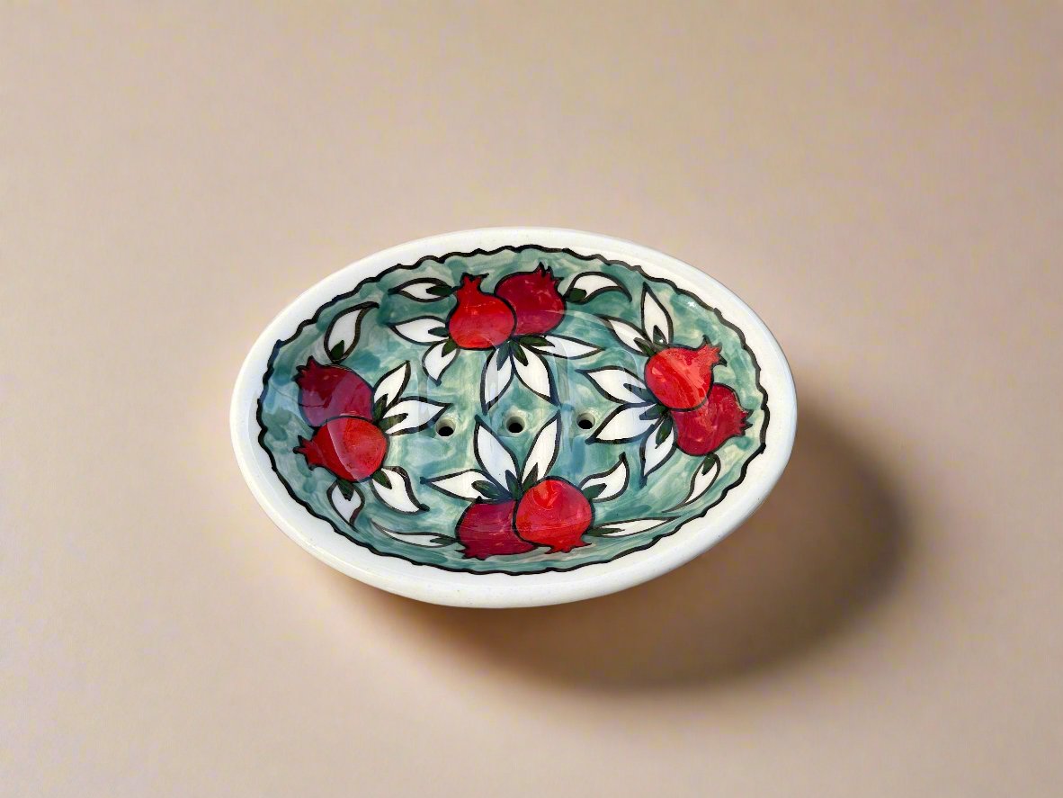 Armenian Ceramic Soap Dish (more designs) - Hilweh Market
