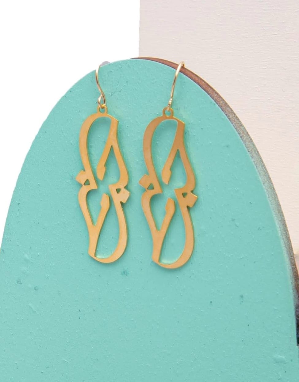 Hubb Love Infinity gold Plated earrings