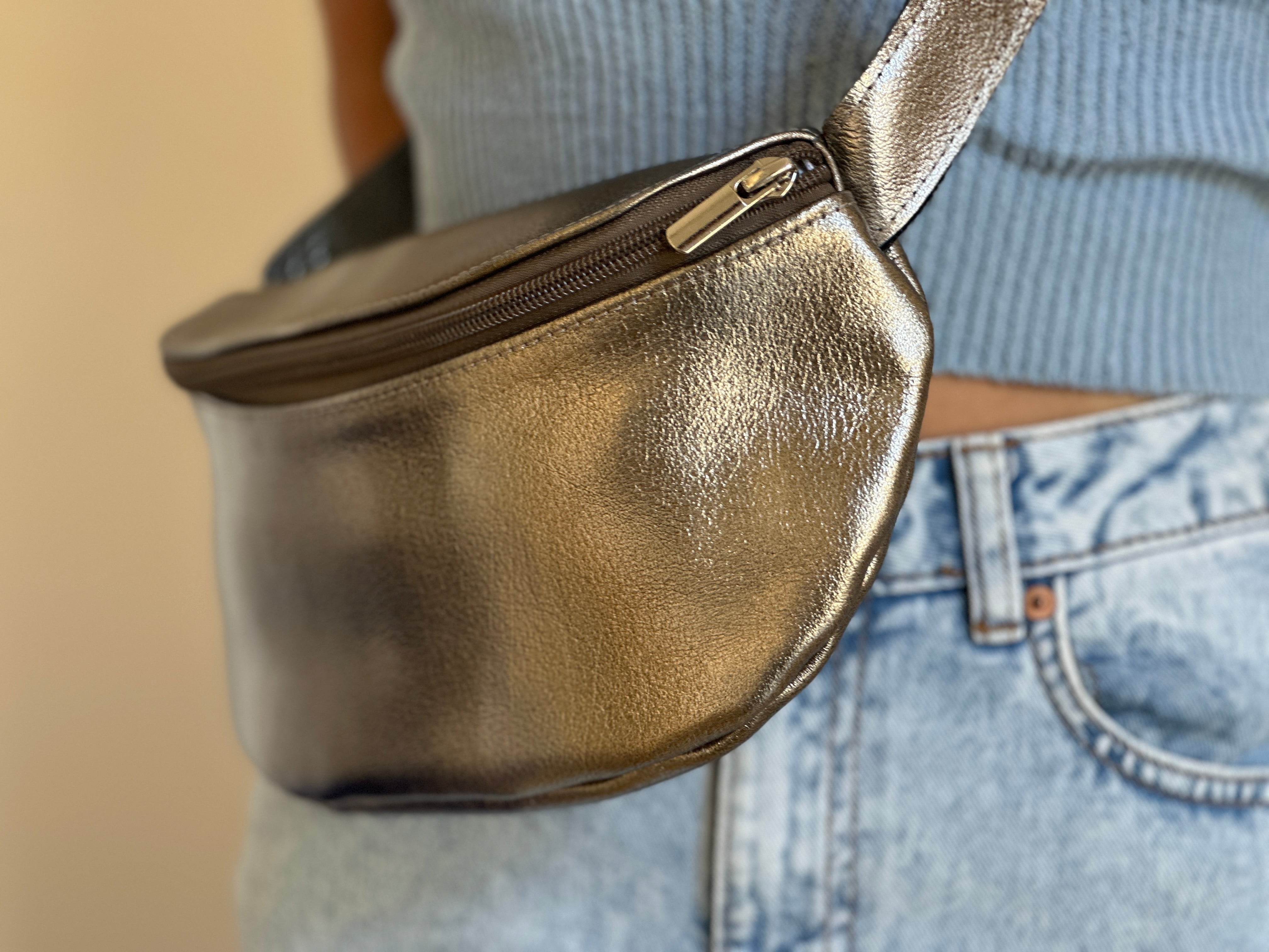 Leather Fanny Pack (more colors) - Hilweh Market