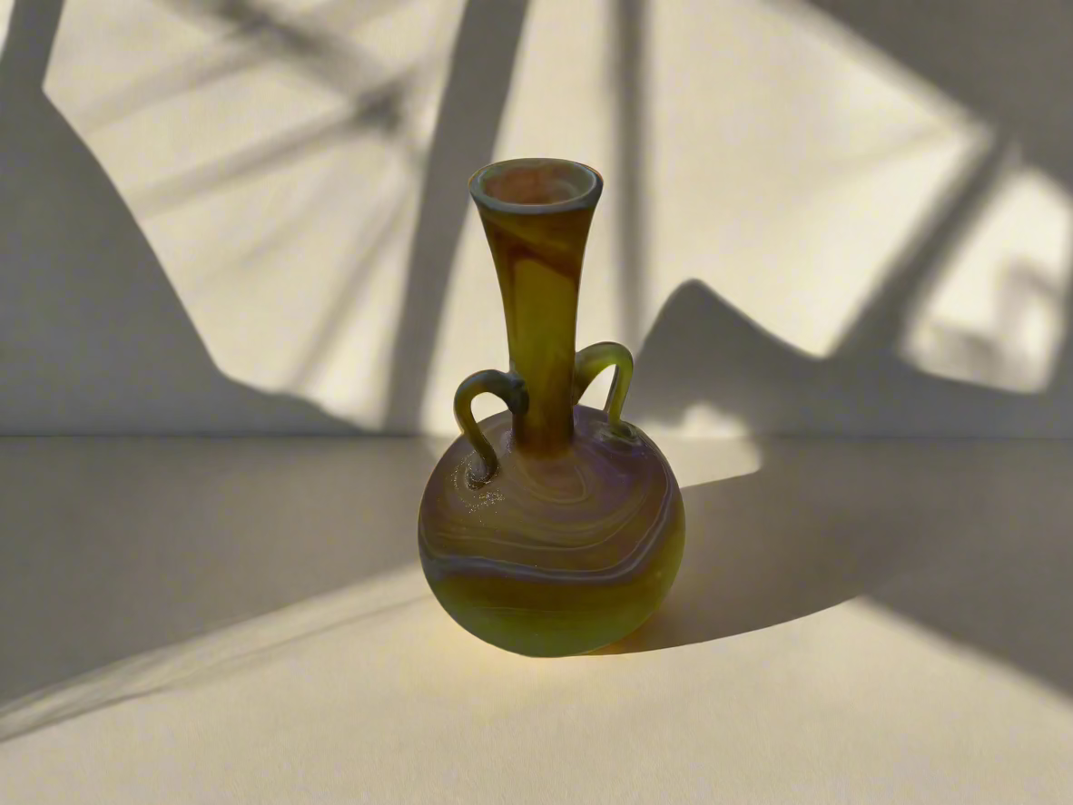 Handblown Hebron Phoenician Glass Mini Vase - Hilweh Market