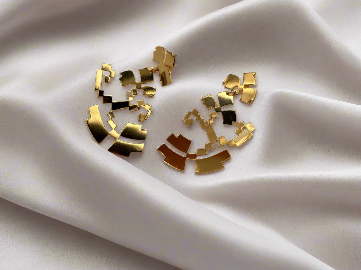 Qrunful pattern Earrings