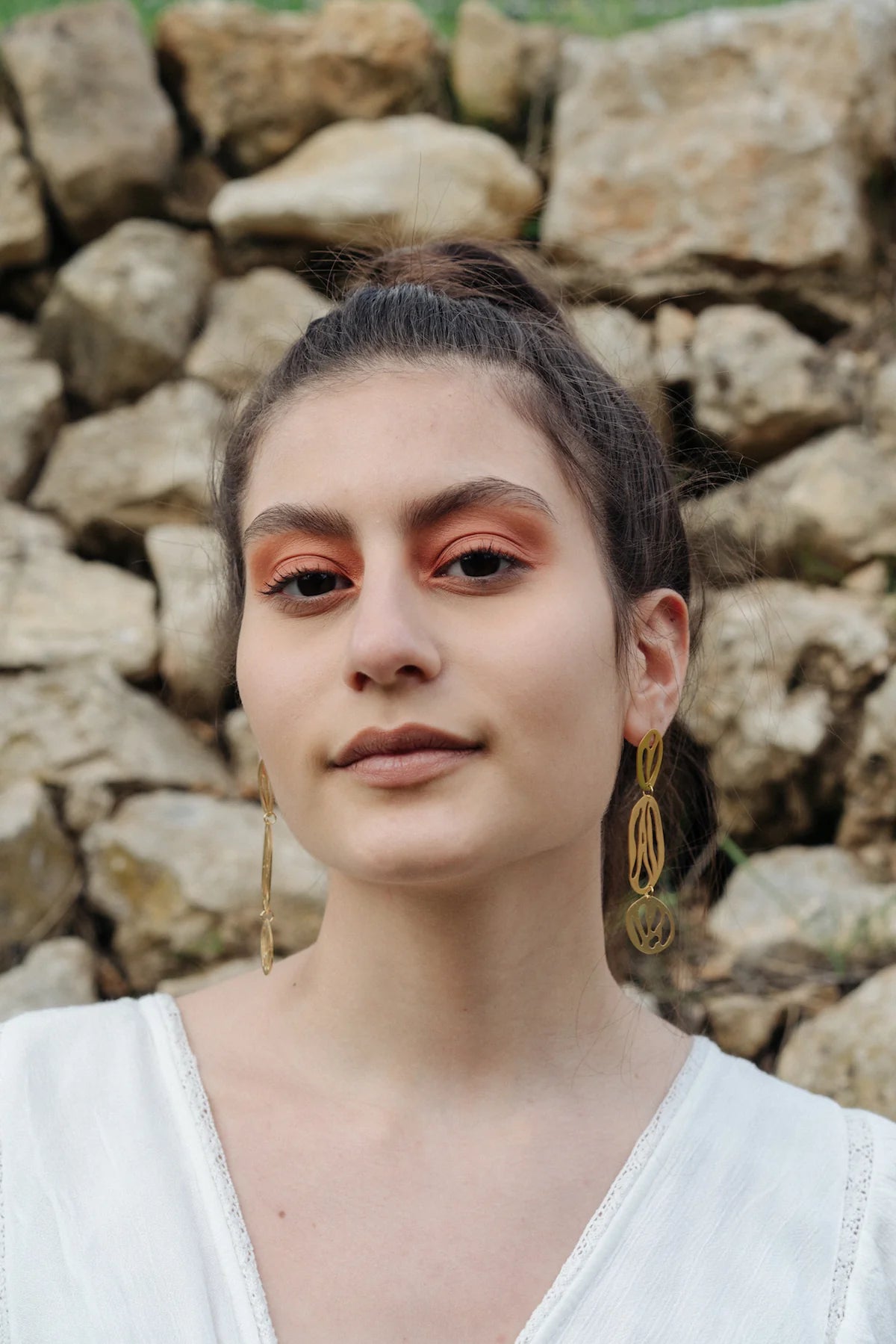 Triple Crack Earrings