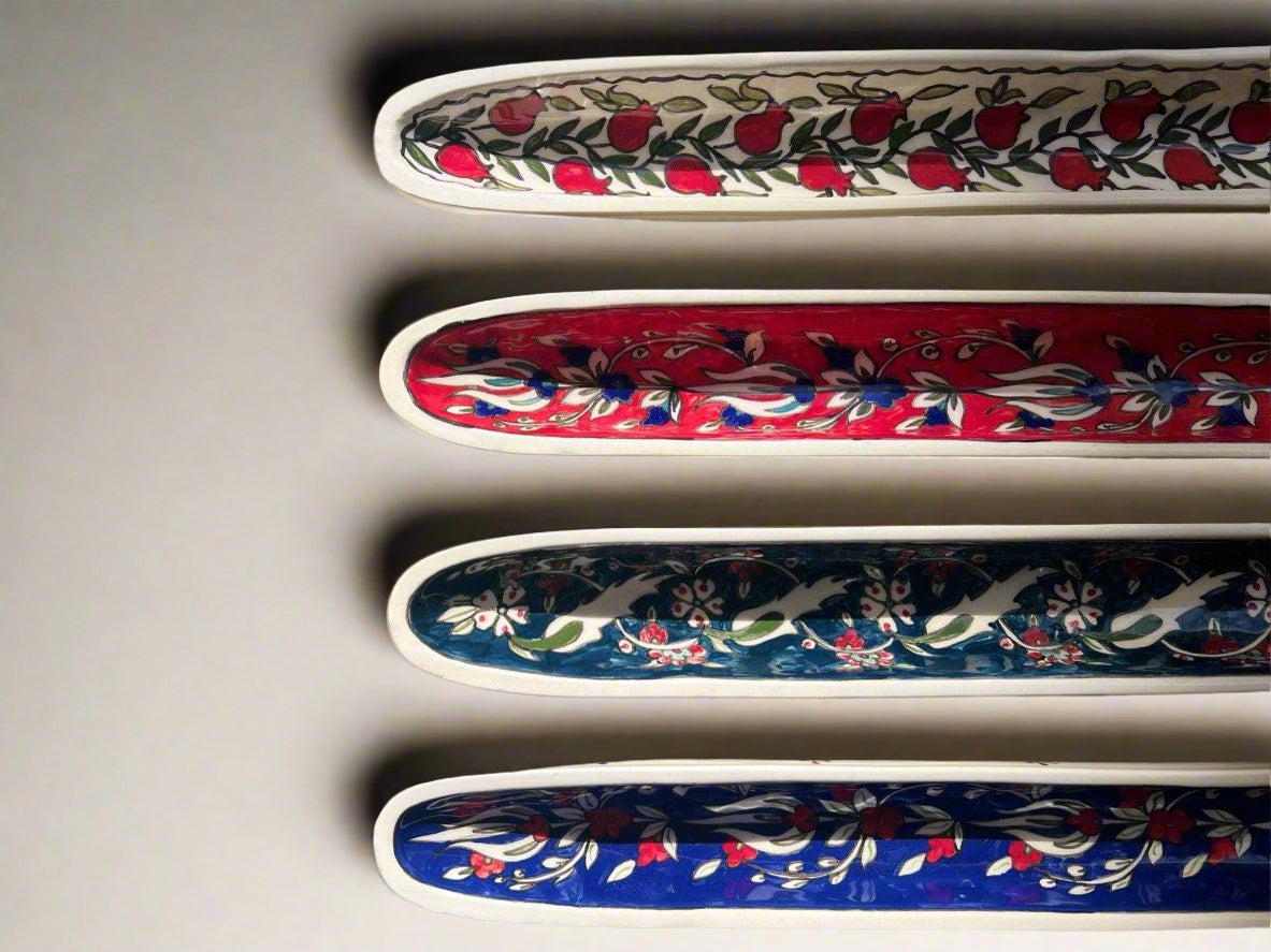 Armenian ceramic pottery olive dish