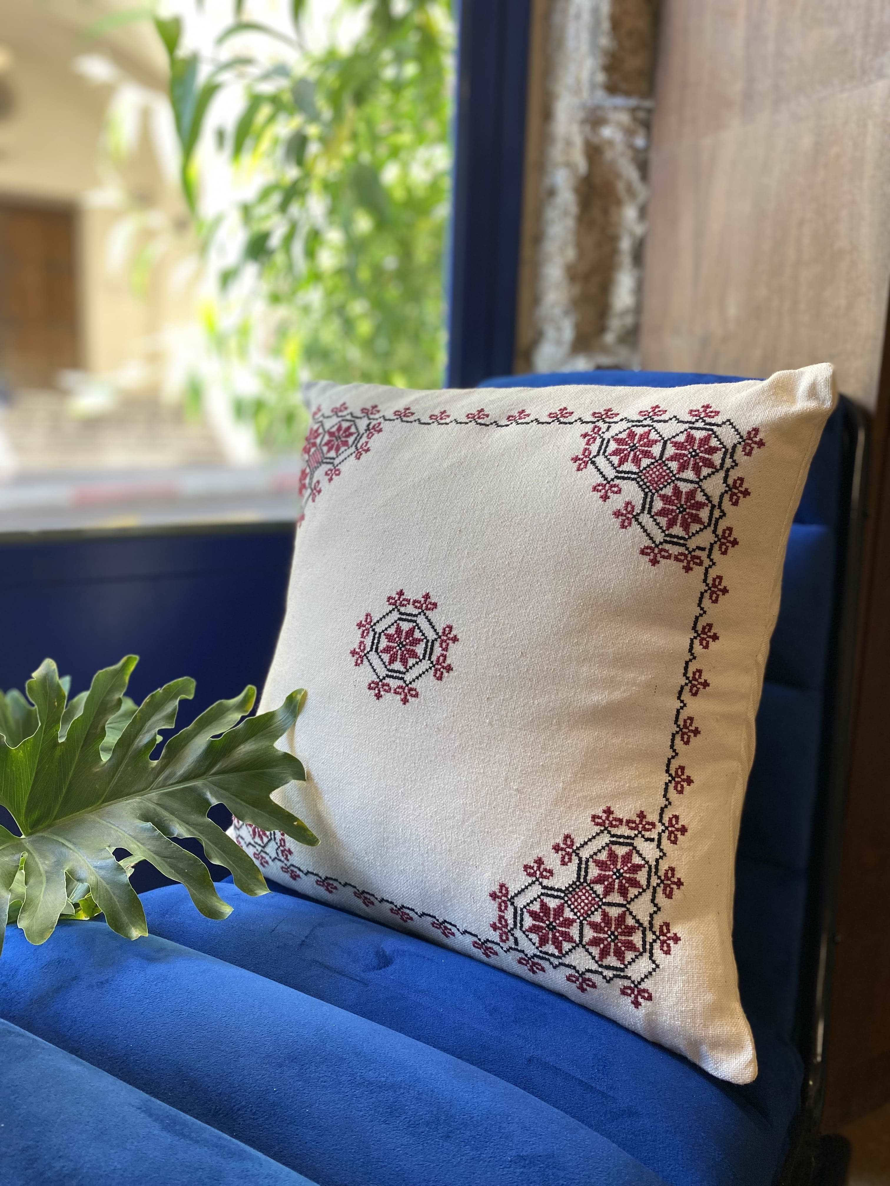 Hand Embroidered Cushion Cover, the Muses - Etsy