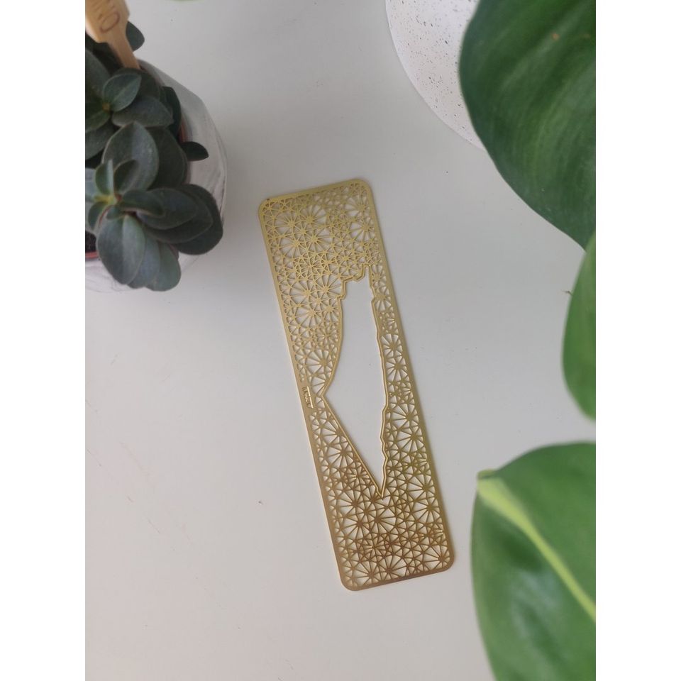 mizyan-gold-plated-bookmark-geometric-palestine-map