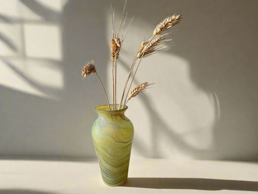 Handblown Hebron Phoenician Glass Slim Vases (more colors)