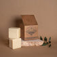 Olive oil & laurel oil soap with natural loofa