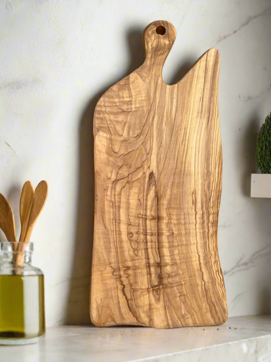 Hand Carved Olive Wood Board - Hilweh Market