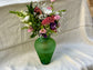 Handblown Phoenician Green Vase