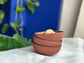 Stoneware Terra Cotta Ceramic Small Bowls (set of 3) - Hilweh Market
