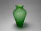 Handblown Phoenician Green Vase