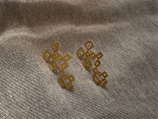 Mai Zarkawi Gold Earrings