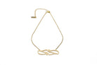 Arabic Calligraphy Necklace “Hubb” (Love) - Gold - Hilweh Market
