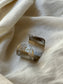 Calligraphy Cuff Bracelet - Gold/Silver