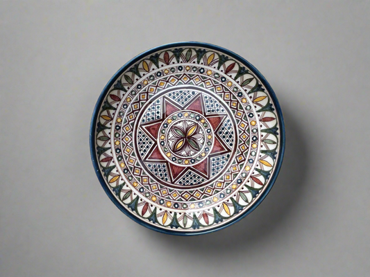 Hand Painted Colorful Serving Dish