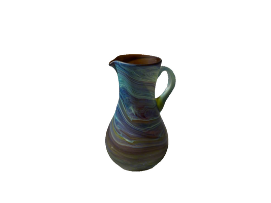Handblown Hebron Phoenician Glass Pitcher (more colors)