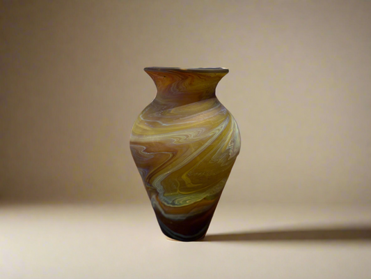 Handblown Hebron Phoenician Glass Wide Vases (more colors)