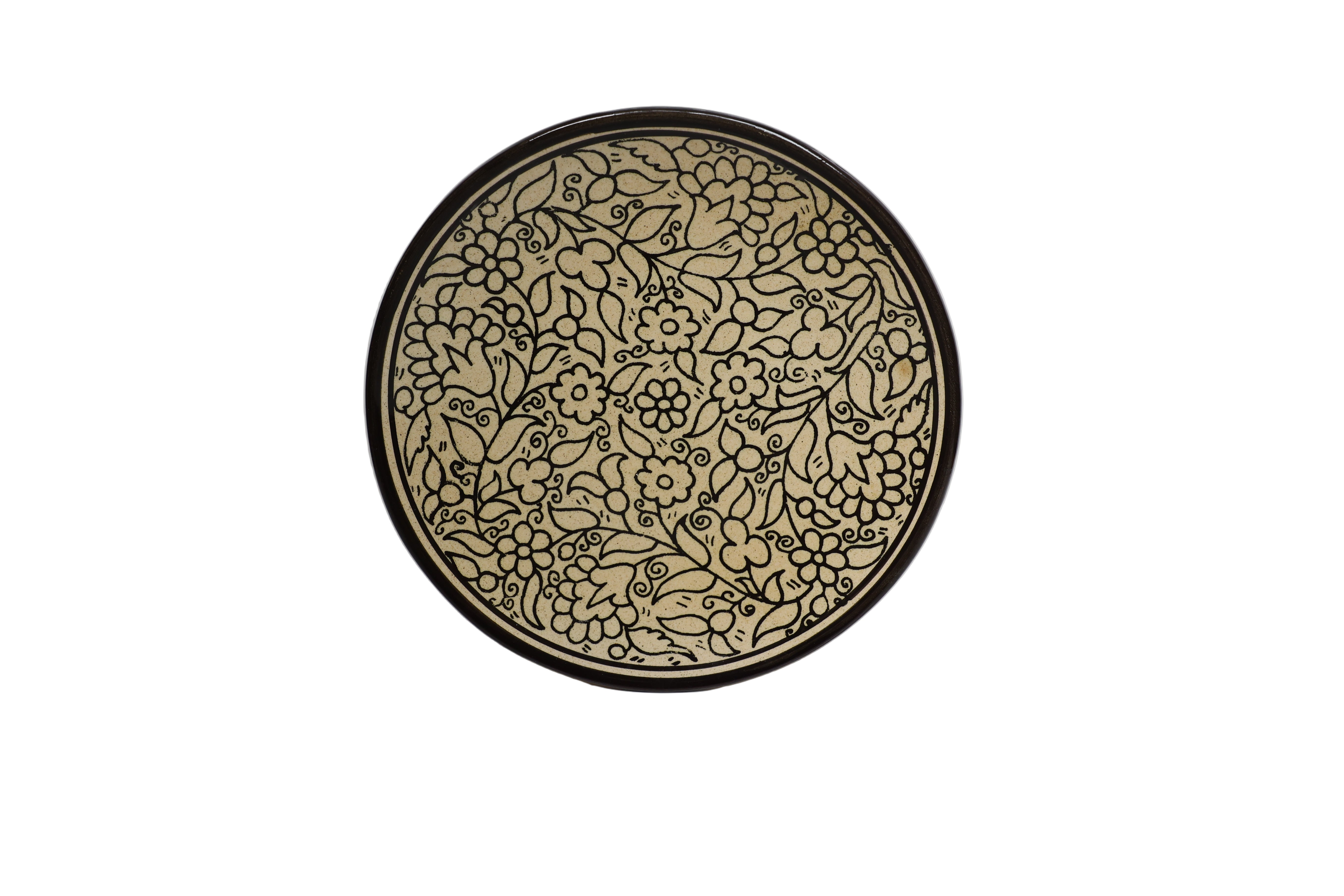 Floral Ceramic Dinner Plates (set of 2) - Hilweh Market