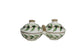 Olive Leaf Zeit w Zaatar  Divided Ceramic Dish - Nisf Jbeil - Hilweh Market