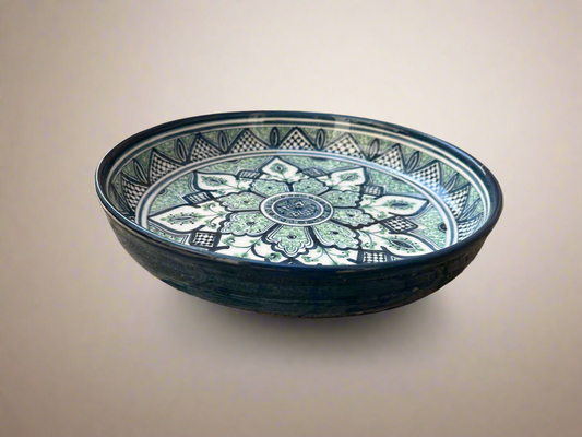 Hand painted Large Serving Dish