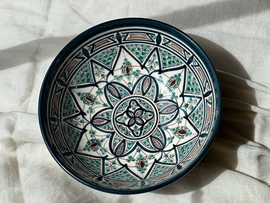 Beit Gemal hand painted serving bowl