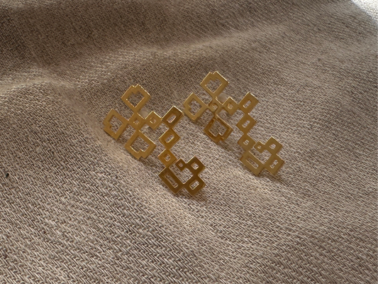 Mai Zarkawi Gold Earrings