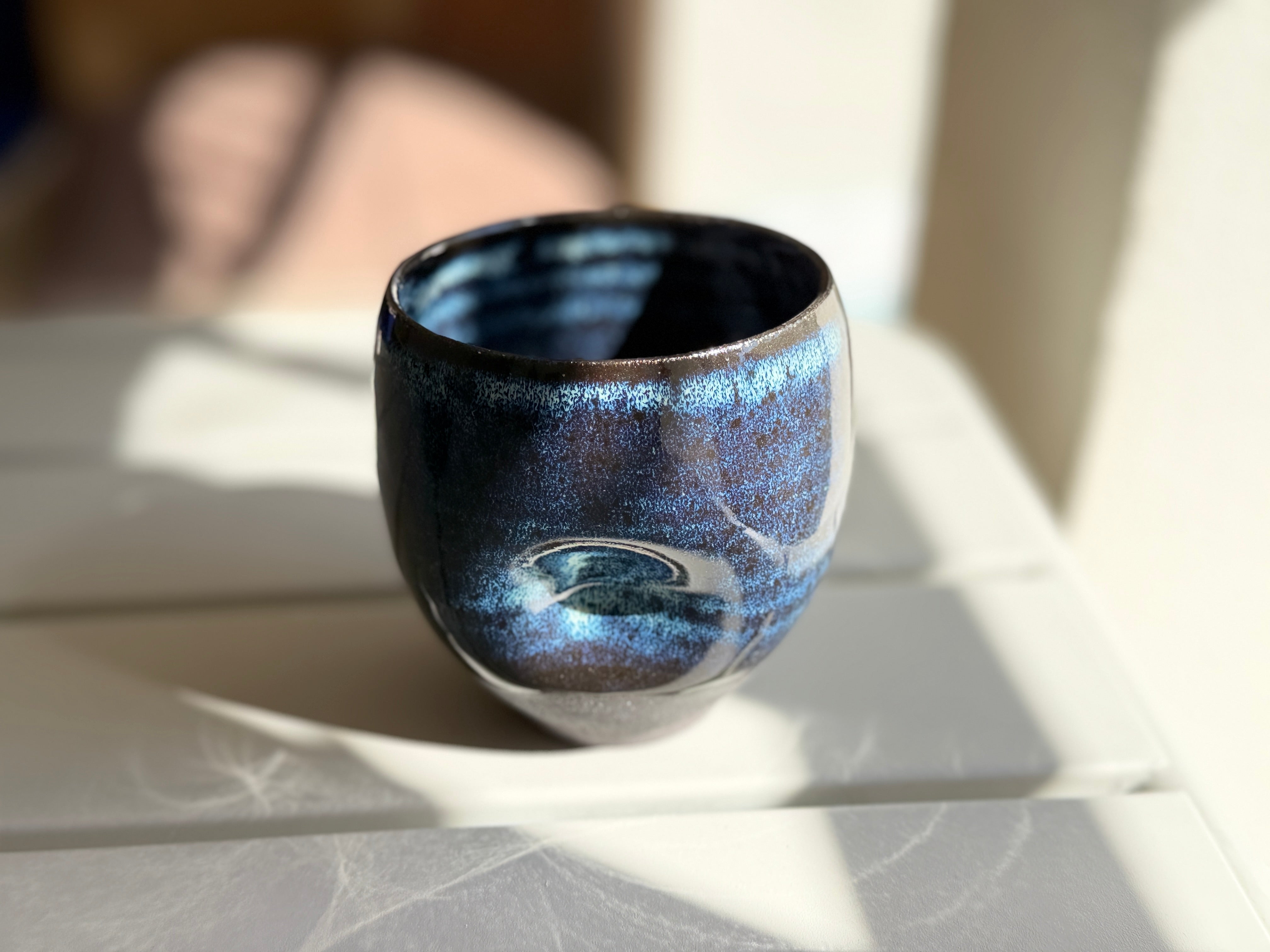 Ceramic Grey Cappuccino Cups by Nur Minawi – Hilweh Market