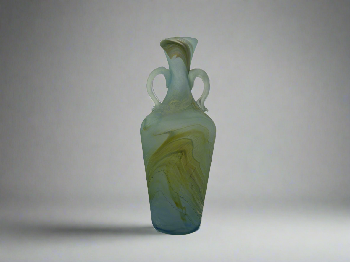 Handblown Hebron Phoenician Glass Pitchers - Sea Blue (more styles) - Hilweh Market