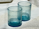 Clear handblown wide glasses - Hilweh Market