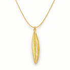 Gold Olive Leaf Necklace (more styles) - Hilweh Market
