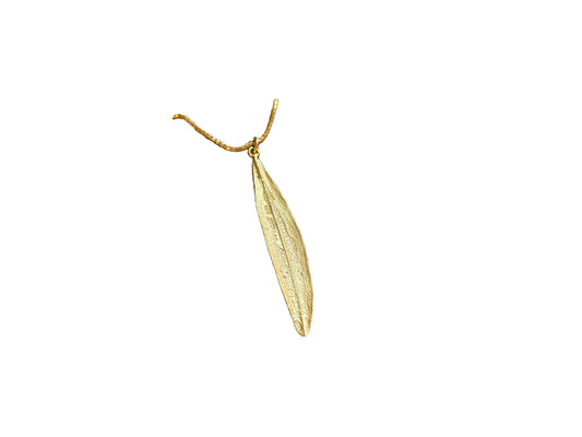 Gold Olive Leaf Necklace (more styles)