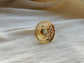 Gold Opal Calligraphy Ring - Hilweh Market