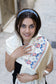 Hand Embroidered Beige Shawl - Cream