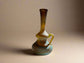 Handblown Hebron Phoenician Glass Candle Holder with Handle - Amber/Honey