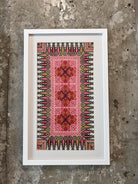 Hand Embroidered Runner - Pink - Hilweh Market